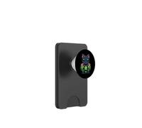Spooky Summer Watermelon Jack O Lantern Kawaii Cat PopSockets PopWallet for MagSafe
