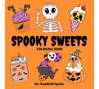 Spooky Sweets Coloring Book, Great For Teens & Kids, Halloween