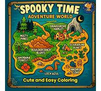 Spooky Time-Adventure World: Cute and Easy Coloring