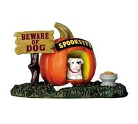 Spooky Town Pumpkin Doghouse Lemax Accessory