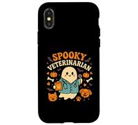 Spooky Veterinarian Groovy Halloween Pet Doctor Case for iPhone X/XS