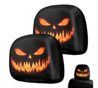 Spooky Washable Horror Portrait Headrest Covers |Scary Car Headrest Covers