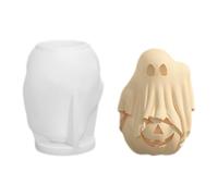 Spooky Wax Forms - Phantom Candle Figurines, Reusable Rubber Art Forms, Silicone Resin Mold Tool, Fragrant Wax Casting, DIY Soap Making Supplies | A Crafting Accessory for Holiday Decoration Crafts