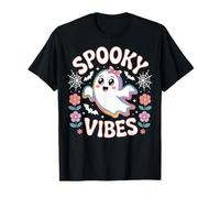 Spooky Whimsical Ghost Pastel Style Halloween T-Shirt