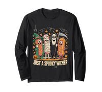 Spooky Wiener Sausage Halloween Long Sleeve T-Shirt