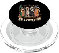 Spooky Wiener Sausage Halloween PopSockets PopGrip for MagSafe