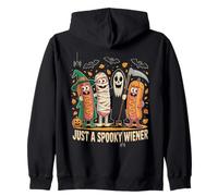Spooky Wiener Sausage Halloween Zip Hoodie