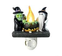Spooky Witch Night Light, for Haunted House In Lamp with Flickering