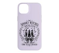 Spooky Witches Social Club Season est. 1692 Salem Cute Bow Case for iPhone 14 Plus