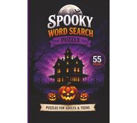Spooky Word Search Puzzle: 55 Puzzles Word Search about Spooky and More | 6x9 inches, 110 pages | Gift for Spooky, Halloween & Horror Lover
