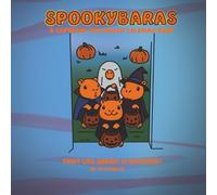 Spookybaras: A Capybara Halloween Coloring Book for Kids and Adults | 8,5 x 8,5 inches, 64 pages | Easy and Simple for Relaxation and Stress Relief | Cute Animals and Cozy Fall