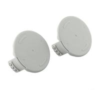 Spool Cover for 18V 24V Trimmer for p2000 RY40210A Spool Cover(2PCS) | Fits 18V/24V, replaces 522994001, easy for snap-on install, no tools needed, black plastic