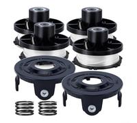 Spool For 18V DUR181 DUR181Z DUR181RF, 8 Piece Replacement Kit With 4 Spools 2 Covers 2 Springs, 1.6mm X 6M Nylon Trimmer Line For Grass Trimmers