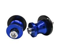 Spool Motorcycle Slider Stand Bobbins Motorcycle Screw M8 Holder Swingarm Spools Slider Aluminum Lift Stand Screws For Universal Motor Bikes Scooter 1pair(Blue)