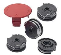 Spool Trimmer Spool & Line, Strimmer Wire for Bosch Art 30-36 LI, Art 30, Art 27 and Art 24, F016800351 Replacement Spool Line (4 Strimmer Spools +1 Cover)