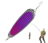 Spoon Bait | and Catfish Lures Hard Lures - Hard Fishing Spoons with Hook and Blood Groove, Shockproof Fishing Bait for Trout in Rivers