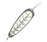 Spoon Bait | and Catfishing Lures Hard Lures - Fishing Spoon Bait Shock Resistance, Durable Fishing Spoons with Glitter Coating for Sea Lake Rivers