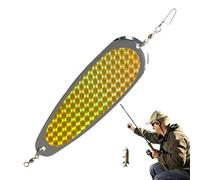 Spoon Bait - Hard and Bright Bait Spoons | Torpedo Baits Hard Baits with Blood Groove, Solid Spoons for Trout and Bass