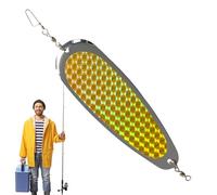 Spoon Bait, Realistic Spoon Bait for Catfish Fishing, Hard Bait with Blood Groove, Solid Fishing Spoon for Trout Sea Bass