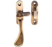 Spoon End Reversible Casement Window Fastener Handle 103mm Length Antique Brass