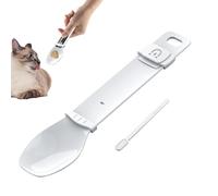 Spoon for cat snacks with integrated pressure function, wet food feeding spoon, dispenser for cat treats, for reward when grooming, on the go, training at home, after meals