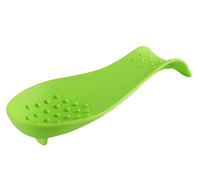 Spoon Rest 4 Pcs Spoon Holder for Stove Silicone Material Convenient and Practical Suitable for Restaurants and Hotels(Green)