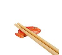 Spoon Rest Cute Ceramic Chopsticks Holder Spoon Rest Solid Holders Fish-Shape Fork Spatula Rack Shelf Pillow Kitchen Utensil(Color5)