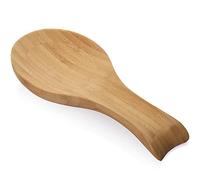 Spoon Rest for Stove Top, Bamboo Wood Spoon Holder for Kitchen Counter, Perfect Larger Utensil Rest for Spatula, Spoon or Tong, Modern, Rustic & Smooth Spoon Rest as a Dining Table Decor 10.6" x 6.7"