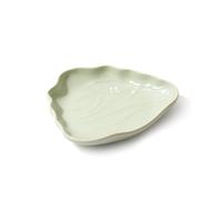 Spoon Rest for Stove Top, Ceramic Spoon Holder for Kitchen Counter, Heat Resistant Cooking Utensil Set, Dishwasher Safe, Unique Leaf Shape, ANTIS’S Home