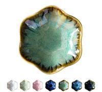 Spoon Rest Kitchen, Tea Bag Holder Dish, Spoon Holder for Stove Top, Coffee Spoon Rest, Utensil Rest-Green B-4'