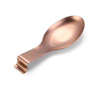 Spoon Rest Metal Material Spoon Holder for Stove Long Lasting Suitable for Hotel and Restaurant Chefs(Bronze)