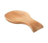 Spoon Rest, Rustic Wooden Utensils Wooden Tray, 18 cm Large Spatula Holder for the Worktop, This 75 G Heavy Kitchen Accessory in Country House Style Organises Tools for Cooking Events