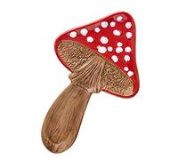 Spoon Rest Spoon Holder for Stove Top Mushroom Spoon Rest for Kitchen Counter 2 Ceramic Spatula Holder Utensil Rest