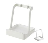 Spoon Rest With Lid Holder - Pan Lid Organizer Stand - Kitchen Spoon Holder | Carbon Steel PP Cooking Smoothvril Feed Proposal | Perfect for Placing Spoons and Kitchen Gadgets Cooking Accessories