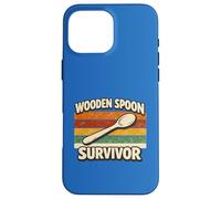 Spoon Survivor Vintage Childhood Humor Distressed Funny Case for iPhone 16 Pro Max