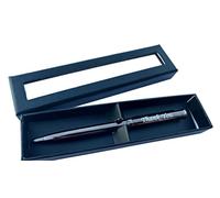 SpoonFromTheMoon Custom Thank You Pen with Gift Box - Laser Engraved With Thank You Metal Pen Gift For Teacher, Boss, NHS, Neighbor, Friends & More - Metal Engraved Ballpoint Pen (Black Ink Pen)
