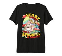 Spoonful of Positivity Cottage Core Squirrel Premium T-Shirt