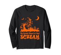Spoonie Halloween Vibes - Chronic Illness is a Real Scream Long Sleeve T-Shirt