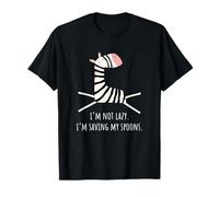 Spoonie Mode - Saving My Spoons with Zebra Sass T-Shirt