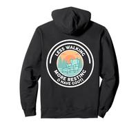 Spoonie Resting Retro Sunset Chronic Pain Humor Pullover Hoodie