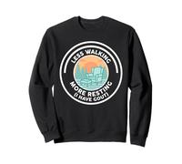 Spoonie Resting Retro Sunset Chronic Pain Humor Sweatshirt