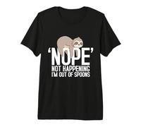 Spoonie Warrior Nope Energy Management Spoon Theory Premium T-Shirt