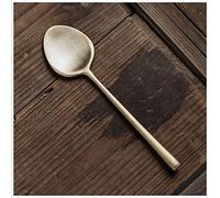 Spoons Golden Leaf Coffee Stirring Spoon Stainless Steel Ice Cream Suitable for Milk Tea Watermelon Dessert(B)