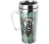 Spoontiques 17189 Slytherin Insulated Travel Mug, Stainless Steel, Green