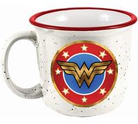 Spoontiques 21501 Wonder Woman Camper Mug, Ceramic, White