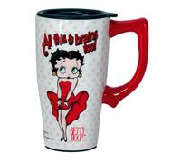 Spoontiques Betty Boop Mug, Ceramic, White, 1 Count (Pack of 1), 11924