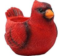 Spoontiques Cardinal Flower Pot, Decorative Home Accessories, Tabletop Decoration, Vase Window Décor, Indoor Outdoor Décor