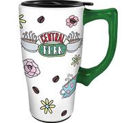 Spoontiques Central Perk Ceramic Travel Mug, 18 oz, White