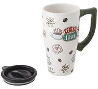 Spoontiques Central Perk Ceramic Travel Mug, 18 oz, White