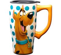 Spoontiques 12725 Scooby Doo Ceramic Travel Mug, Multicolor